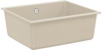 vidaXL Wasbak 80% kwarts en 20% hars 530 x 460 mm beige