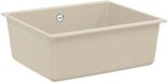 vidaXL Wasbak 80% kwarts en 20% hars 530 x 460 mm beige