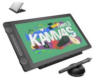 Merkloos Huion Kamvas 16 Gen 3 Grafische tablet met scherm - 15,8 inch - 2,5k QHD - PenTech 4.0