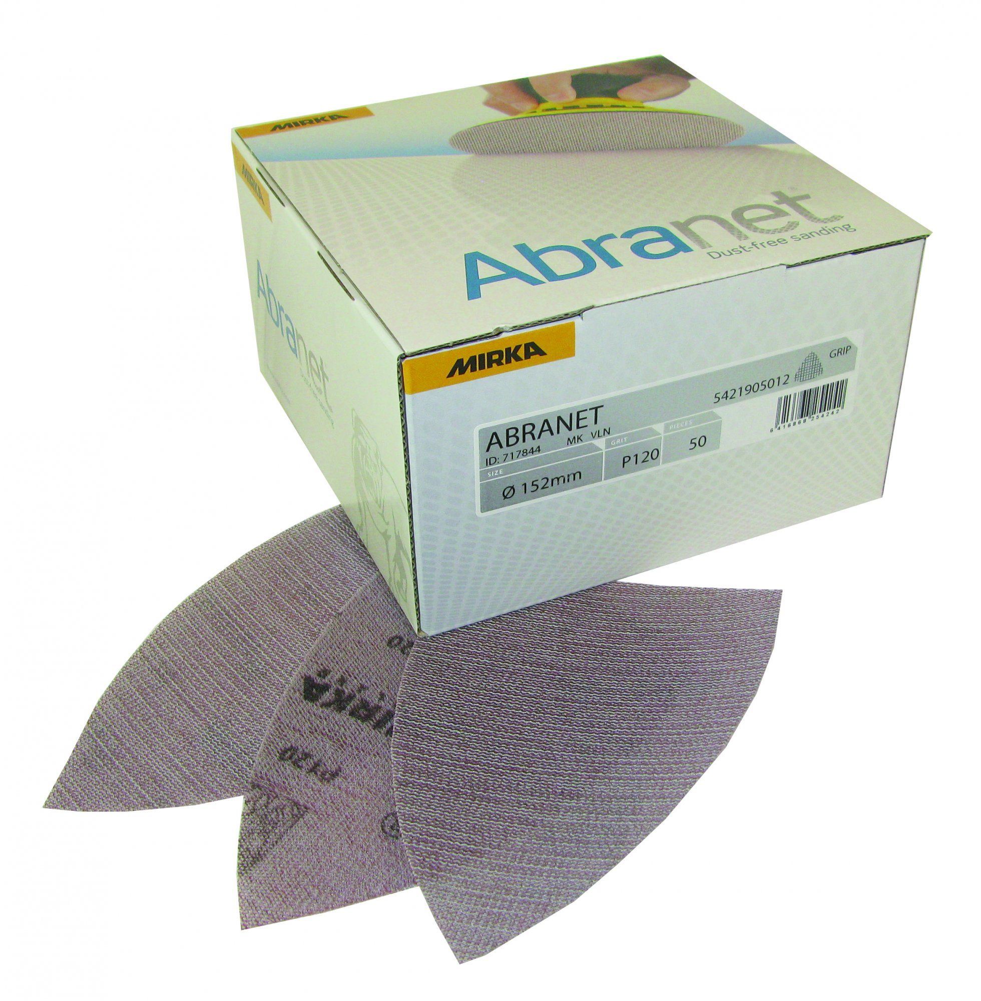 Mirka ABRANET 5421905018 net-Delta-slijpschijven - P180 - 50 stuks