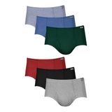 Hanes Hanes Men's Underwear Briefs, Mid-rise, Moisture-wicking, 6-pack heren 6-pack Tagless No Ride Up Slip met Comfortsoft Tailleband (6-Pack)