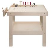 Pebaro 490 Werkbank van massief hout, naturel