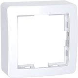 Alréa, opbouwframe standaard, 62 x 62 mm, diepte: 31 mm, poolwit