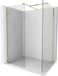 Mexen Kioto paroi de douche Walk-in 160 x 85 cm, transparent, or brossé