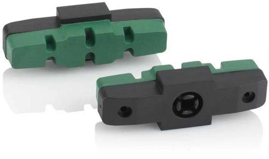 XLC BS-X42 Velgremblokken 25 Paren Groen, Zwart 50 mm