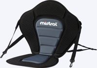 Mistral SUP Kayak Seat | Kajakzitje voor SUP Board | Zwart | Comfortabele Rugsteun | Bevestiging met Clips aan D-ringen | Voor Zittend Peddelen en Toertochten