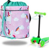 Benza Ibenzoa® kinderfietsstuurtas, waterafstotend en gevoerd, met reflectoren en klittenbandbevestiging – veel opbergruimte voor speelgoed en snacks, geschikt voor fiets, loopfiets of scooter