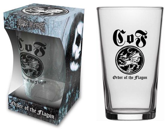 Cradle Of Filth Order Of The Flagon Bierglas - transparant