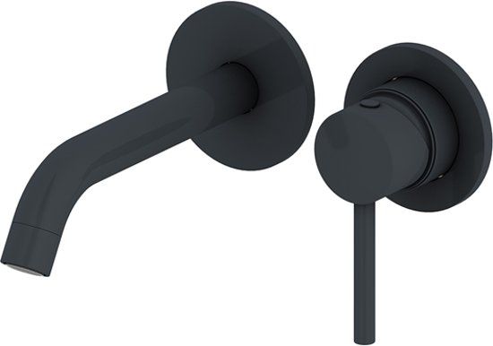 Badkamerplanet Lucera - Inbouw Wastafelmengkraan - Mat Zwart