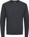 JACK&JONES JJEBASIC KNIT CREW NECK NOOS PLS Heren Gebreide Truien Dark Grey Melange 3XL