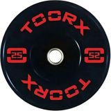 Toorx Fitness Bumper Plate - Professional Olympische Halterschijf - 25 kg