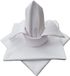 Lemos Home Stoffen servet van katoen 45x45 cm servet 4 stuks (wit)