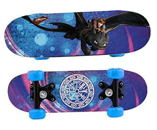 ToyJoy Dragons 76062 Mini skateboard van hout, donkerblauw - 8052780420624