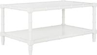 Safavieh Salontafel Sunny Bamboe Wit Rechthoek Klassiek
