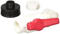 Bucchi 0101564.05Z4M000 Aansluitset voor IBC-tank met adapter, kogelventiel, kap van PP 1 inch voor water