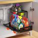 XIVADA Gootsteenkast Organizer - Zwart - Keuken Organizer - Uitschuifbaar - Gootsteenrek