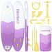 Huiike SUP Board - Opblaasbaar Paddle Board met Accessoires, Peddel, Vinnen, Pomp - Stand Up Paddle met Hoge Stabiliteit - 305 x 84 x 15 cm - Max. 130 kg