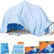 Fort Tiny Thinkers Fort Bouwpakket Megabundel + Uitbreidingspakket - 191 Onderdelen - Incl. Opbergzak & E-book - Constructiespeelgoed - Speeltent - Educatief Speelgoed - Bouwspeelgoed - Hut Bouwen