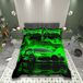 Literie enfant - Racing Car - Vert