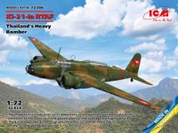 ICM Modelbouwpakket Auto - 72206 Mitsubishi Ki-21-Ia RTAF - Thailands Heavy Bomber Plastic - 1:72 - Maquette