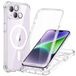 ESR Housse de protection pour iPhone 14, compatible MagSafe, protection 360 degrés, antichoc 360 degrés, norme militaire, coque de téléphone magnétique avec protection d'appareil photo
