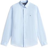 Tommy Hilfiger Heren CORE Flex POPLIN Solid RF Shirt MW0MW39988 L/S Blauw M