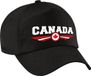 Bellatio Decorations Canada landen pet zwart kinderen - Canada baseball cap - EK / WK / Olympische spelen outfit