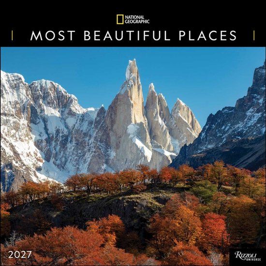 National Geographic: Most Beautiful Places 2027 Wall Calendar