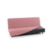 FAVERTI Bankhoes Click Clack 1-zits van 50 tot 80 cm, model Novelle | pastelroze | super elastische overtrek ideaal voor elke bank | hoogwaardige bescherming van jacquard-stof met katoengevoel