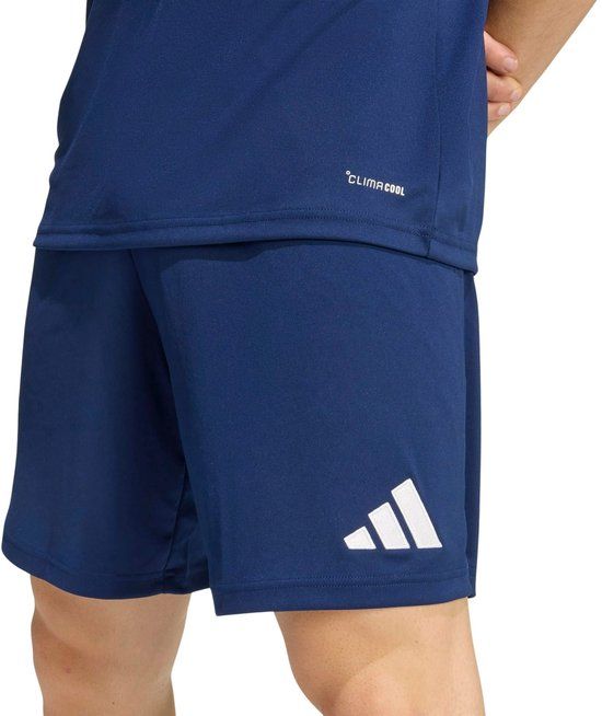 Adidas Entrada 26 Short Heren - Maat XL - Donkerblauw/Wit