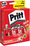 Pritt Lijm Stick Original 5x43g - School & Kantoor Lijmstift - CE Certified