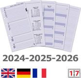 Kalpa 6216-24-25-26 Personal Agenda Planner Vulling Papier NL DE FR 2024 2025 2026