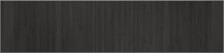 vidaXL - Vloerkleed - rechthoekig - 70x300 cm - bamboe - grijs