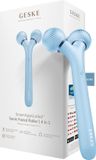 GESKE | SmartAppGuided™ Sonic Facial Roller | 4 in 1 | Dermaroller | Aquamarine