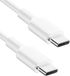 ThunderGold USB C kabel 60W - USB C naar USB C - 1 Meter - Wit