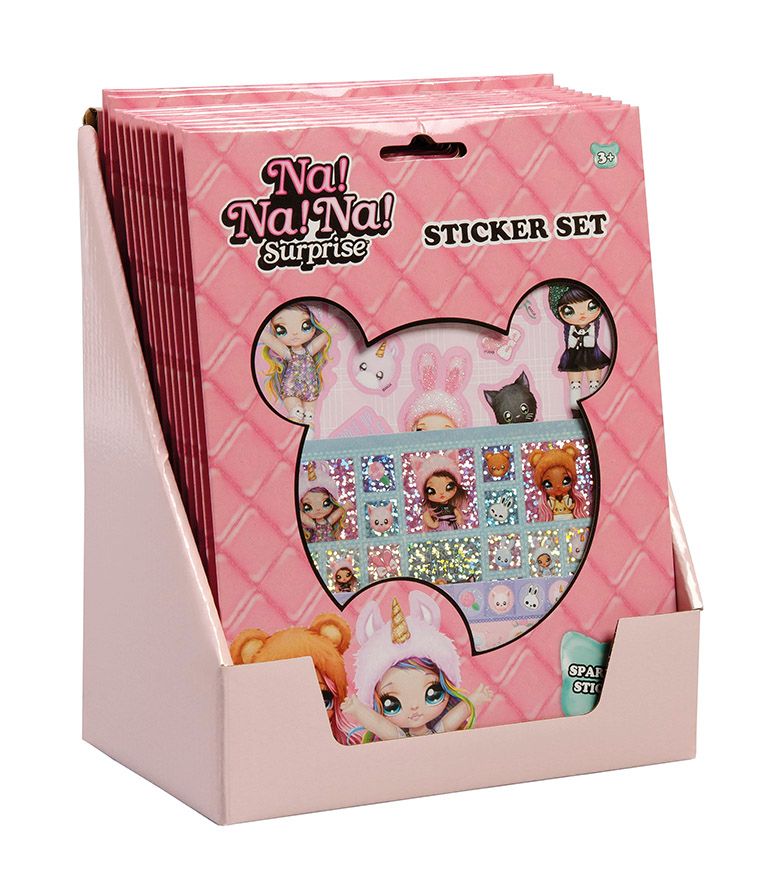 Totum Na! Na! Na! Surprise Sticker Set - Meerkleurig