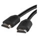 EMOS High Speed HDMI 2.0-kabel met Ethernet 0,75 m, 18 Gbit/s hogesnelheidskabel met Ultra HD, 4K, 3D, ARC-ondersteuning, A-stekker naar A-stekker zwart