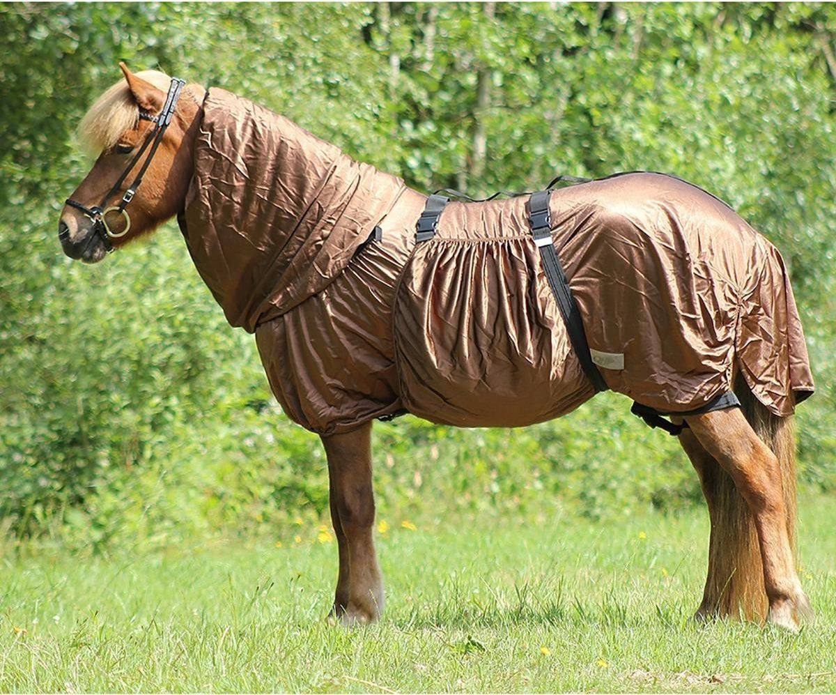 QHP Eczeemdeken Icelandic - maat 135/185 - brown