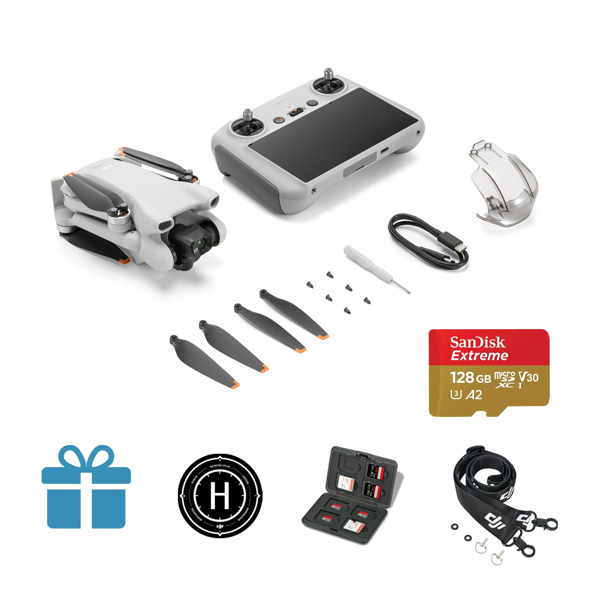 DJI Mini 3 Drone with DJI RC Smart Controller - 48MP Camera, 4K Video