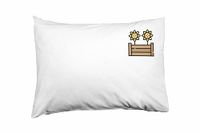 Bona Basics Decoratieve kussenhoes Wit 50x35 cm