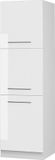 Vicco Hoge kast Fame-Line, Wit Hoogglans/Wit, 60 cm