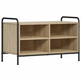 vidaXL Tv-meubel 140 x 39,5 x 50 cm Sonoma Eiken Bewerkt hout
