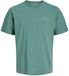 JACK&JONES T-shirt à col rond et manches courtes pour garçon, taille 128, coton, vert menthe