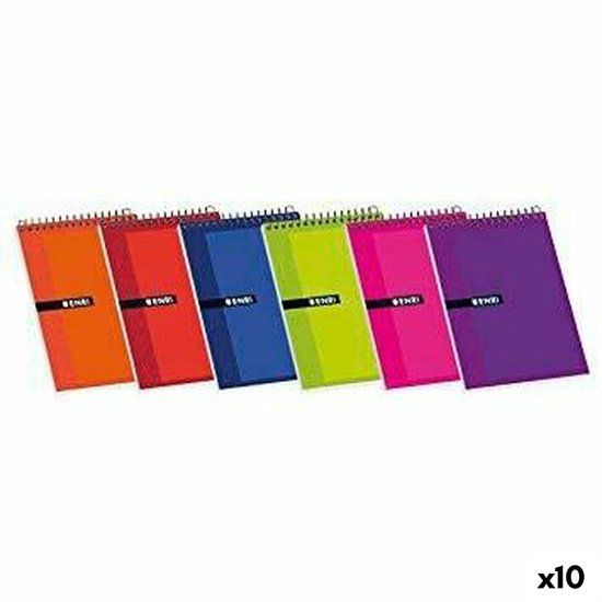 ENRI Schrijfblok - 80 Lakens - 4 mm - 10 Stuks