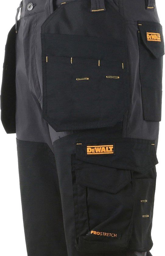 DeWalt - Memphis 4-way stretch werkbroek L33 grijs/zwart