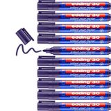 edding 30 brilliant flip-overmarker - violet - 10 permanent markers