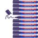 edding 30 brilliant flip-overmarker - violet - 10 permanent markers