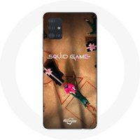Maniacase Hoesje voor Samsung Galaxy A71 Inktvis spel Logo soldaat