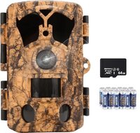 Siltcon Professionele Wildcamera met Nachtzicht – 4K Ultra HD & 60MP - Wildcamera voor buiten - Incl. 64GB SD - Tripod - 8 batterijen - 2025 model