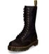 Dr. Martens dameslaarzen met veters donkerbruin